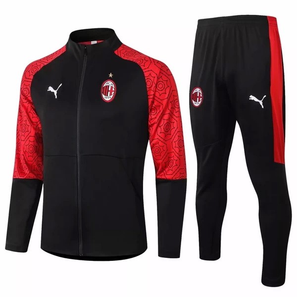 Chandal AC Milan 2020/21 Rojo Negro